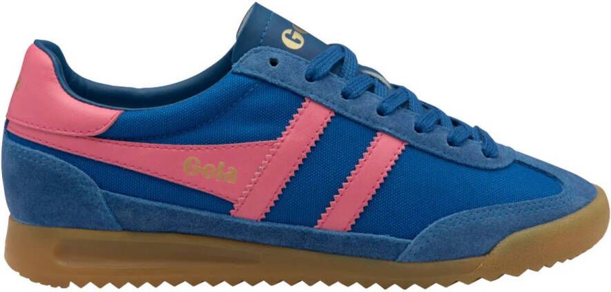 Gola Dames Sneaker Tornado Sapphire Fluo Pink BLAUW - Foto 2