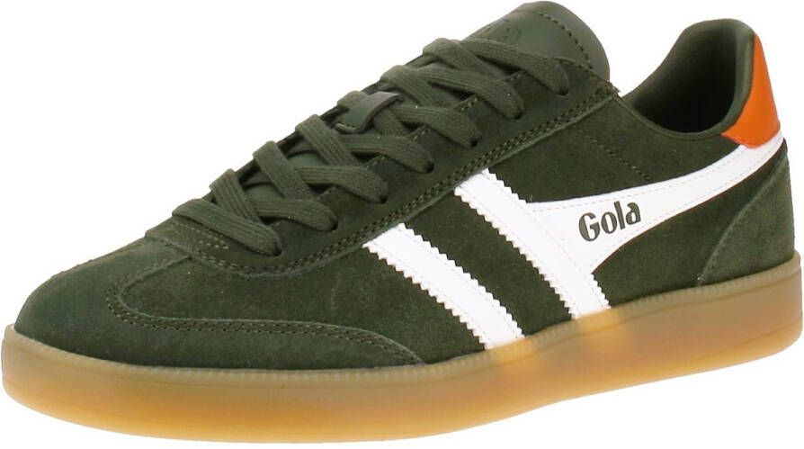 Gola Viper Herensneaker Donker-Khaki-Wit-Moody-Orange-Gum