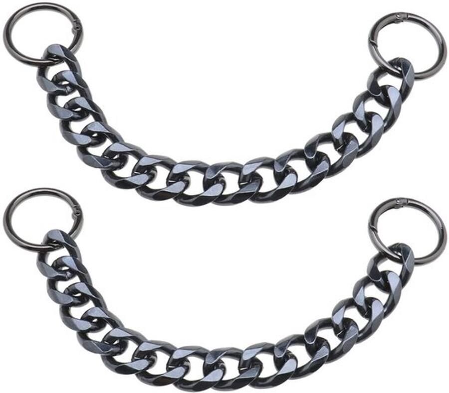 Schoen Charms 2 Stuks Metalen Kettingen DIY Decoratie Accessoires Voor Sandalen Verjaardagsfeest Kerstcadeau Lichtgewicht en Stevig Schoenbedels