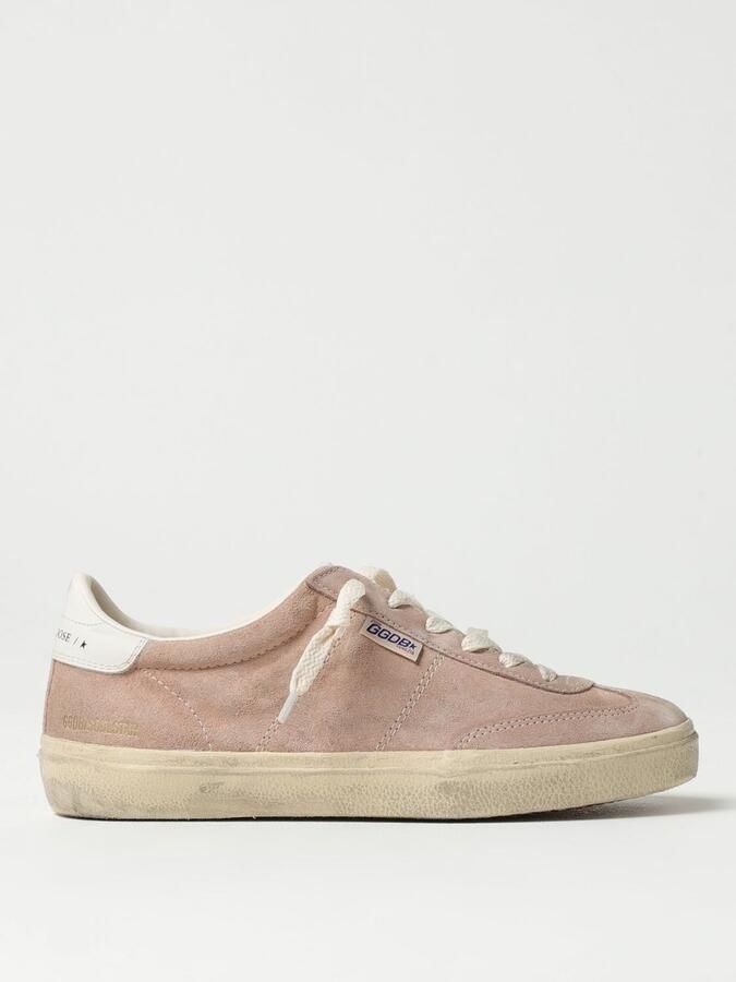 Golden Goose Ball Star Suede Sneakers Casual Wo Pink
