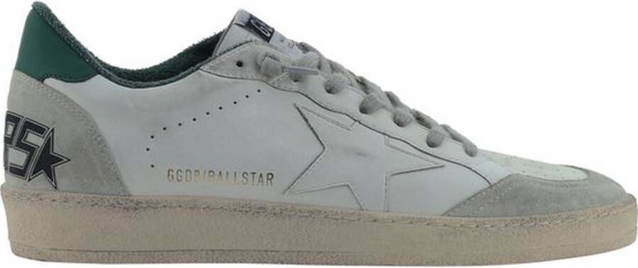 Golden Goose Sneakers van gebruikt-effect leer met contrasterende details White Heren