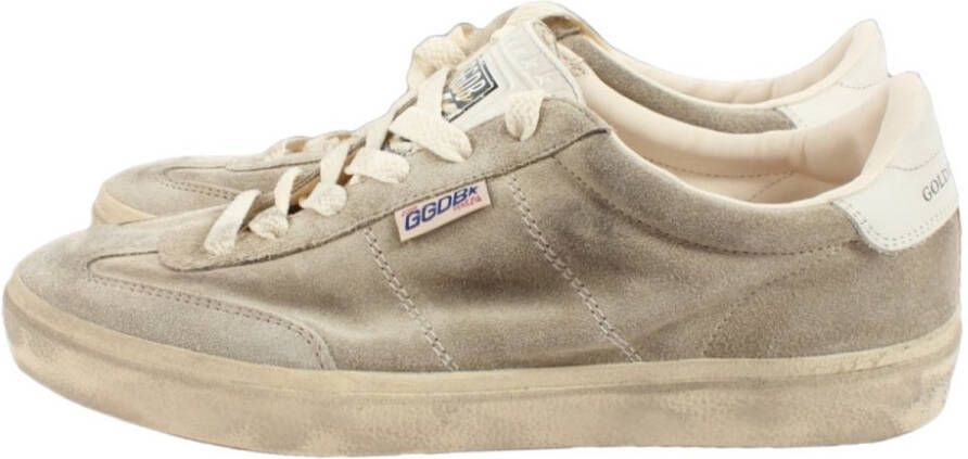 Golden Goose Low-Top Sneakers Soft Suede Lace-Up Sneakers With Subtle Branding in beige