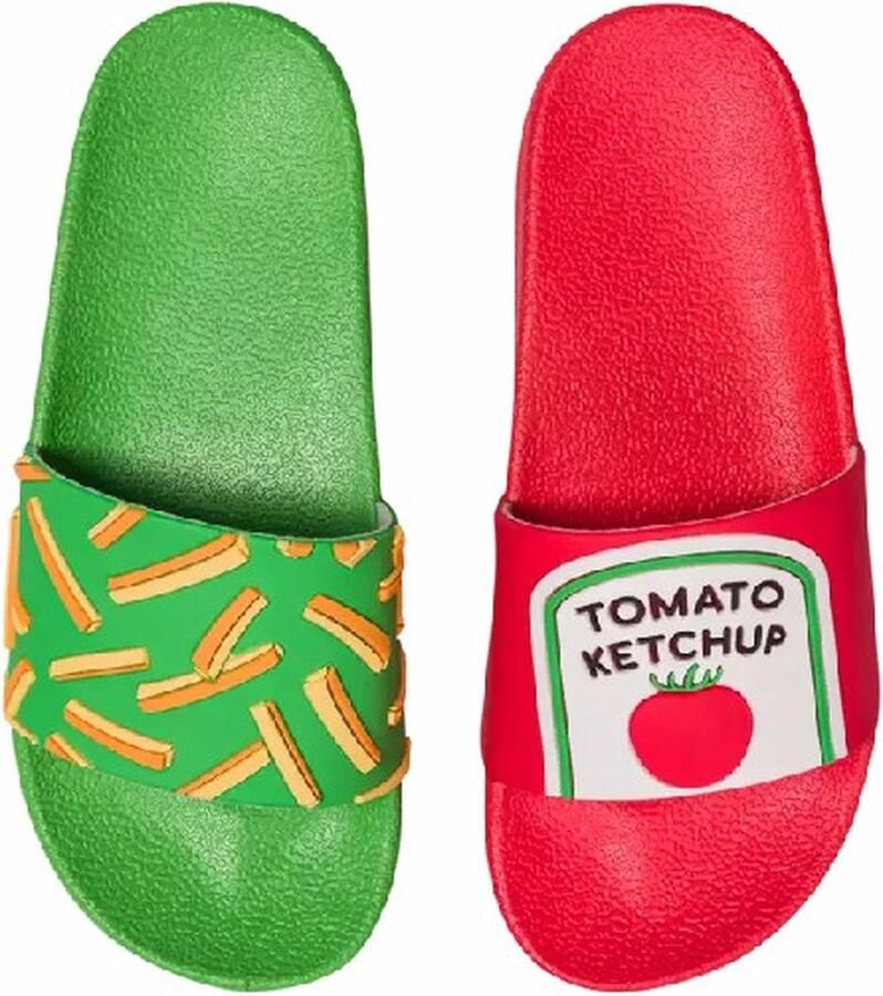 Good Mood Kinder Badslippers Frietjes met Ketchup