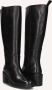 Goosecraft Elegante Zwarte Leren Kniehoge Laarzen Black Dames - Thumbnail 2