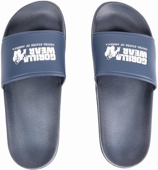 Gorilla Wear Pasco Badslippers Marineblauw