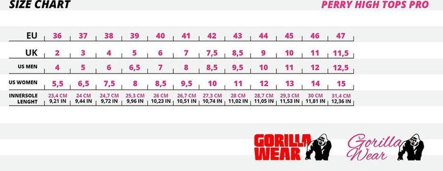 Gorilla Wear Perry High Tops Pro Zwart - Foto 11