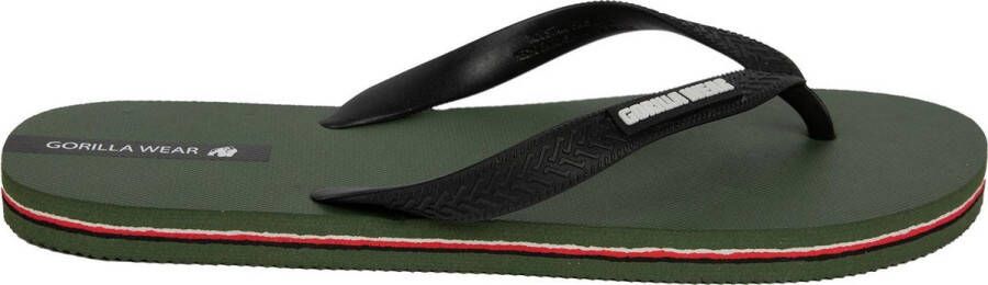 Gorilla Wear Kokomo Teenslippers Legergroen