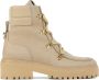 Nubikk Dames Synthetische Veterschoenen Beige Dames - Thumbnail 2