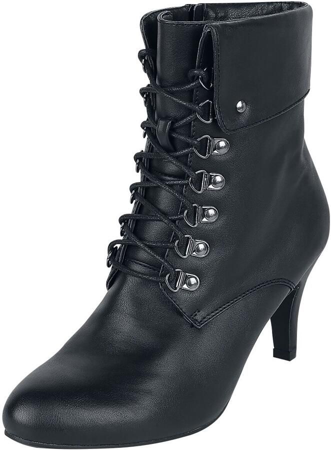 Gothicana by EMP Zwarte hoge enkellaarzen Vrouwen