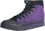 Gothicana Paars-zwarte sneakers met print Vrouwen - Thumbnail 2