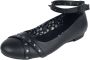 Gothicana Zwarte ballerina's met bandjes Vrouwen - Thumbnail 2