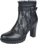 Gothicana Zwarte hoge hakken met rits bij de hiel en bandjes met studs Dames - Thumbnail 2