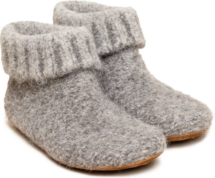 Gottstein en huissloffen Knit Boot Alpaka