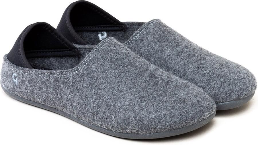 Gottstein Instappers 'Wool Slip-On' donkergrijs