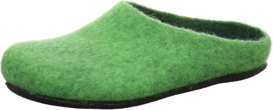 Gottstein Filzpantoffel 709 grün dames pantoffels groen