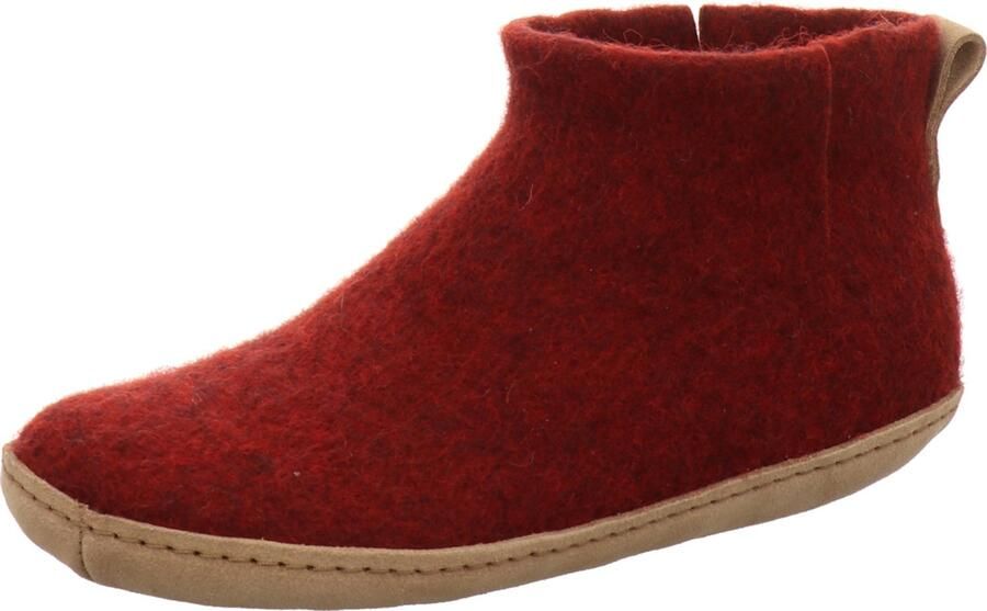 Gottstein Filzpantoffel 730 vulcano dames pantoffels rood - Foto 1