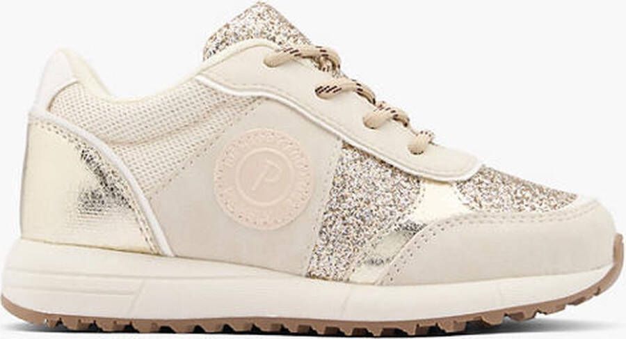 Graceland Beige chunky sneaker glitters