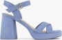 Graceland Blauwe sandalette - Thumbnail 2