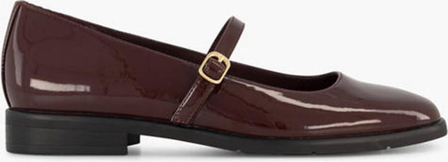 Graceland lak ballerina's bordeauxrood