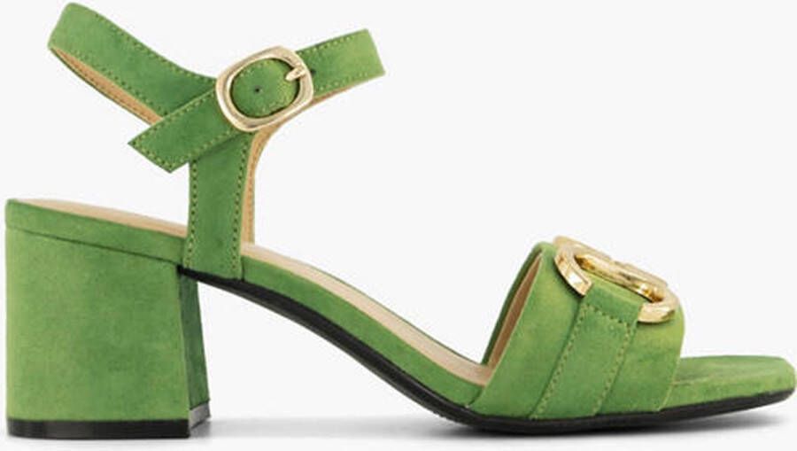 Graceland Groene sandalette sierketting