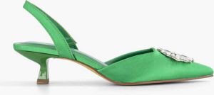 Graceland Groene slingback stenen