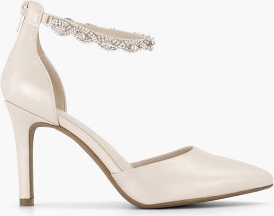 Graceland pumps met strass steentjes off white - Foto 2