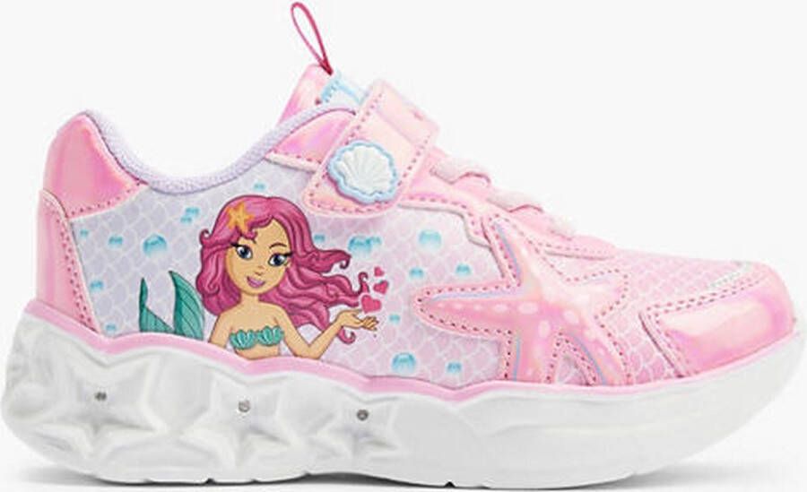 Graceland Roze sneaker met lichtjes Zeemeermin