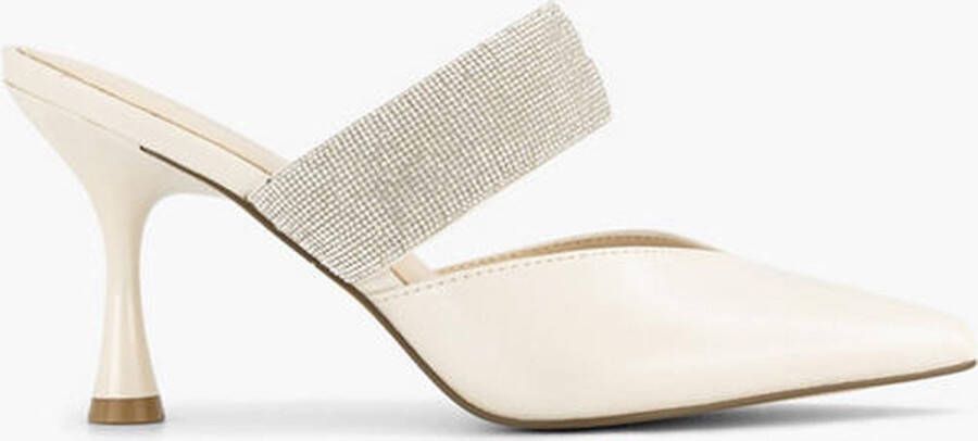 Graceland muilltjes met strass wit