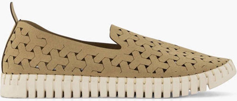 Graceland Zandkleurige instapper gevlochten - Foto 3