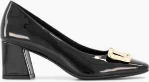 Graceland lak pumps met gesp zwart