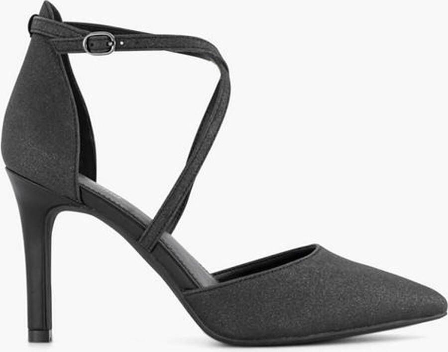 Graceland pumps met glitters zwart