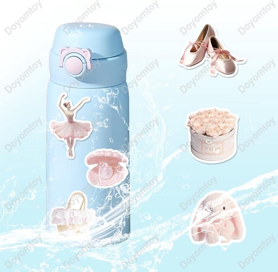 Graffitistickers Waterdicht Ballerina Stickers 100 Stuks PVC Stickers Voor Meisjes Versieringen voor Laptop Auto