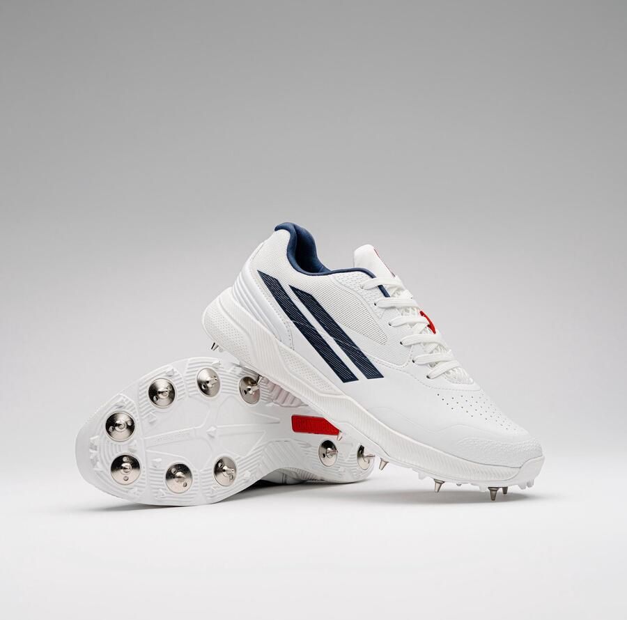 Gray-Nicolls cricket spike schoenen wit navy sportschoenen - Foto 1