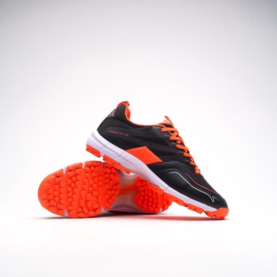 Grays sportschoen kinderschoen Stealth 1.0 zwart oranje