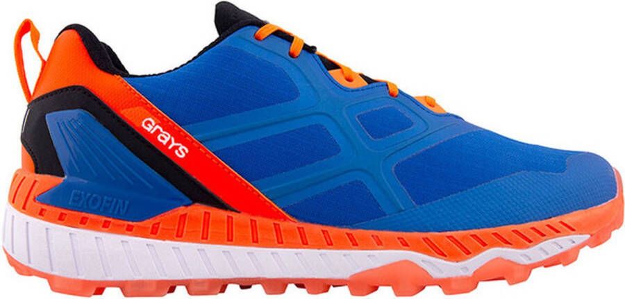 Grays Raid Sportschoenen Hockey Blue Orange