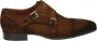 Greve 4453 Volwassenen GespschoenenHeren veterschoen Kleur: Bruin - Thumbnail 2