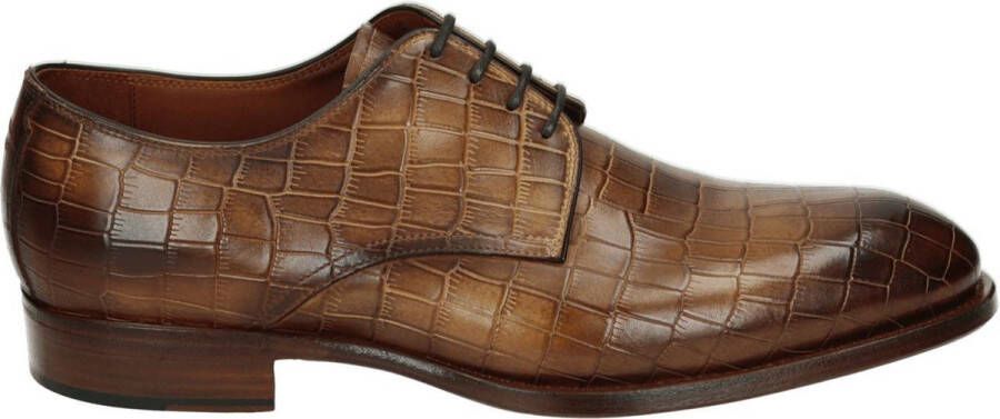 Greve 4976.07 Volwassenen Heren veterschoenNette herenschoenen Cognac