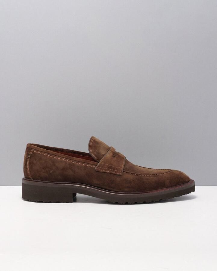 GREVE Loafers Heren 4363 Piave Maat: 45 Materiaal: Suède Kleur: Bruin - Foto 2