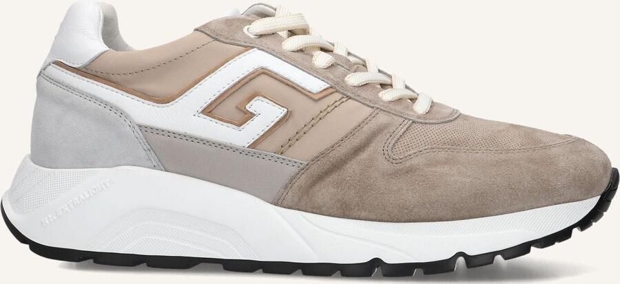 GREVE Lage Sneakers Heren Arnhem Maat: 43 Materiaal: Leer Kleur: Beige