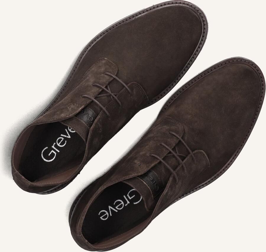 GREVE Veterboots Heren Cabernet 4517 Maat: 47 Materiaal: Suède Kleur: Bruin - Foto 2