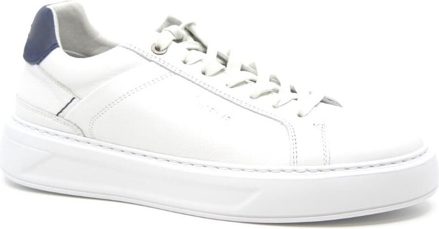 GREVE Lage Sneakers Heren Delft Maat: 40 Materiaal: Leer Kleur: Wit
