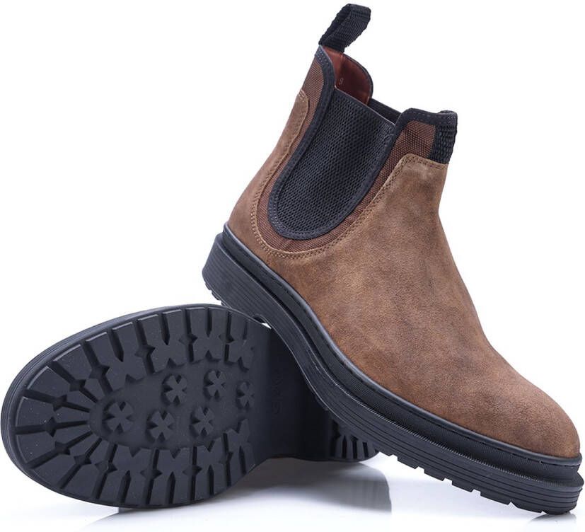 GREVE Chelsea Boots Heren Dolimiti 5726 Maat: 44 Materiaal: Suède Kleur: Bruin - Foto 4