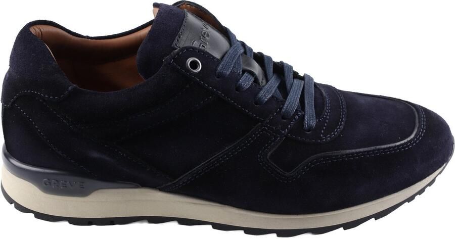 Greve Fury 7243 Veterschoenen Sportief Mannen blauw nubuck suede