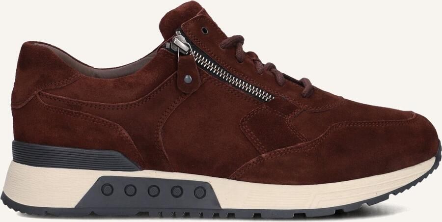GREVE Lage Sneakers Heren Haarlem K Maat: 43 Materiaal: Suède Kleur: Bruin