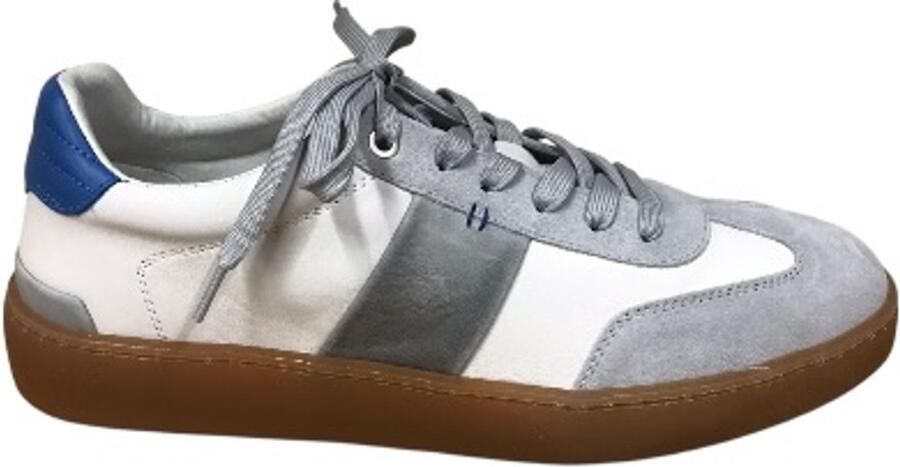 Greve Wave Sneakers Heren Leren Sneaker Wit