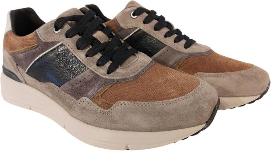 Greve Sneaker Walker 3289.01 Taiga Grijs Suede Wijdte K