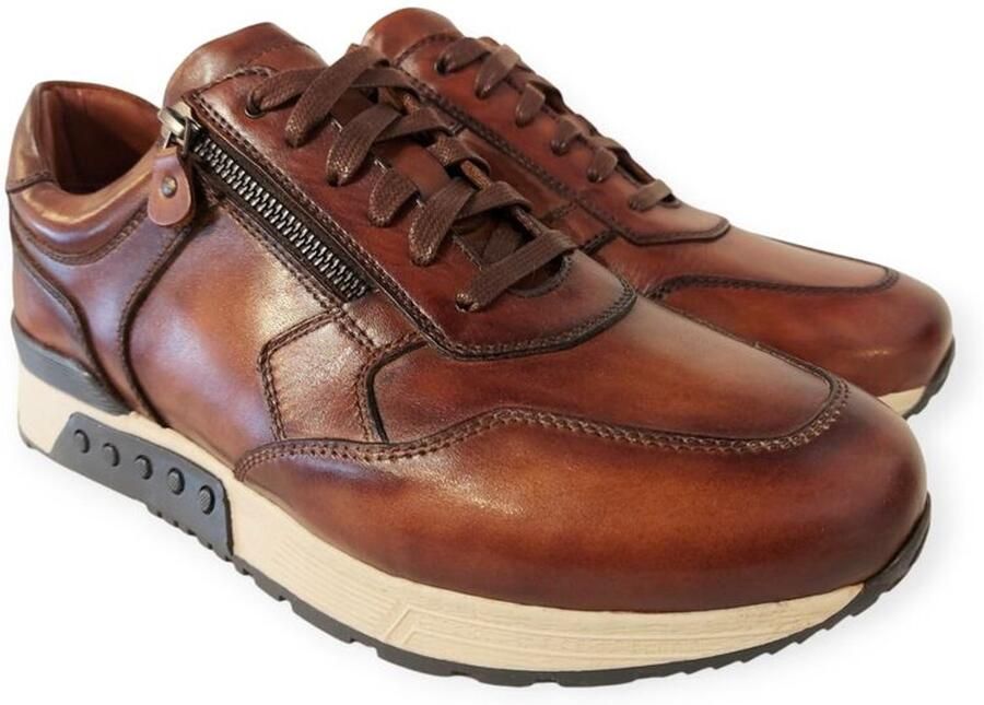 Greve Sneakers Haarlem 4299.03 Cognac Wijdte K