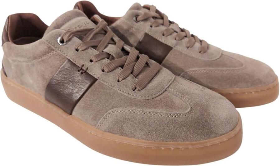 Greve Sneakers Wave 2223.01 Taiga Grijs Suède