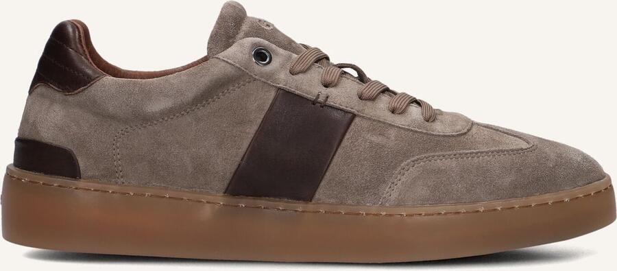 GREVE Lage Sneakers Heren Wave 2223 Maat: 43 5 Materiaal: Suède Kleur: Taupe