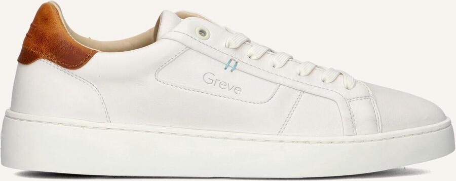 GREVE Lage Sneakers Heren Wave Maat: 41 Materiaal: Leer Kleur: Wit - Foto 4